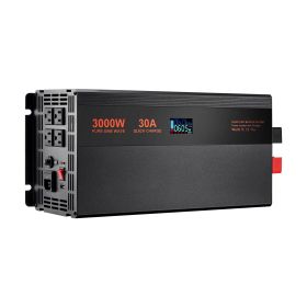 VEVOR Sump Pump Battery Backup System, 3000W, Auto Switches to Battery Inverter for Continuous Sump Pump Operation, Pure Sine Wave, LCD Display