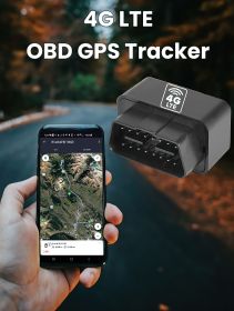 Easy Setup OBD Car GPS Tracking Device w/ GSM 4G-Lte Realtime System