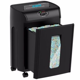 15-Sheet Cross Cut Paper Shredder with 4.76-Gallon Pull Out Basket, P-4 Security Level, 3-Mode Design Shred Paper and CD/Credit Card