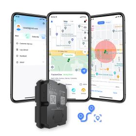 Long Battery 4G GPS Vehicle Tracker - Up To 30 Days Standby, Real-Time Tracking, Magnetic & Waterproof, Subscription Required (Option: Black)